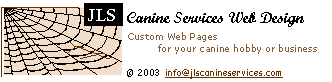 JLS Canine Services Web Design